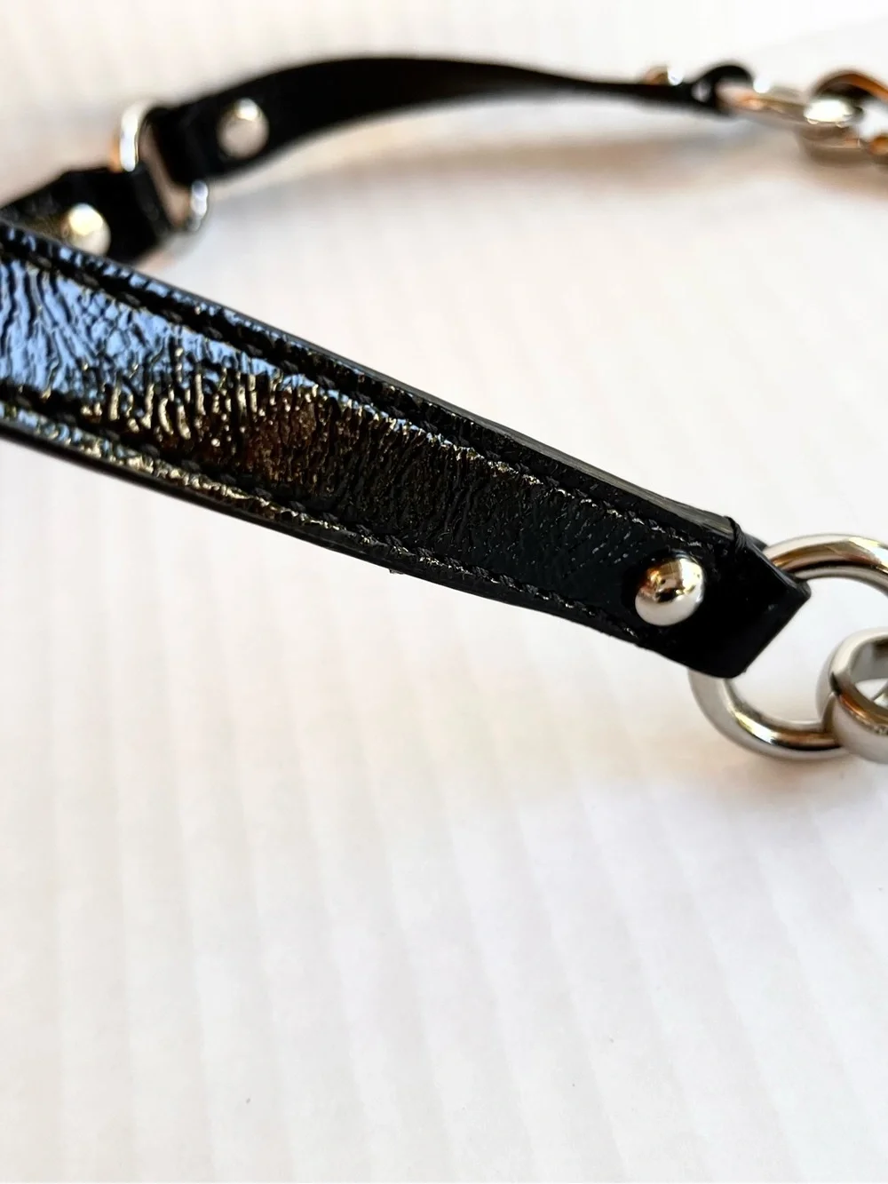 Coach Sabrina Strap Replacement Black Silver